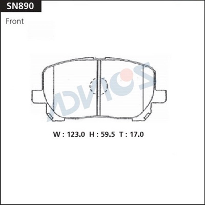 Brake Pad Set, disc brake