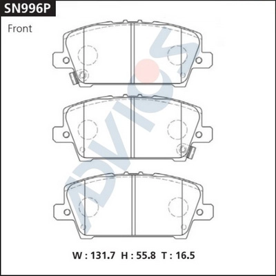 Brake Pad Set, disc brake