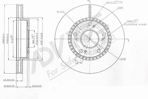 Brake Disc (C6F109B)