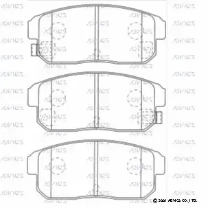 Brake Pad Set, disc brake (SN433P)