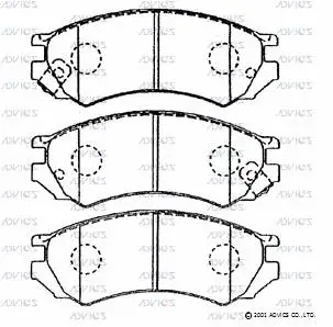 Brake Pad Set, disc brake (SN783P)