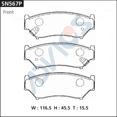 Brake Pad Set, disc brake