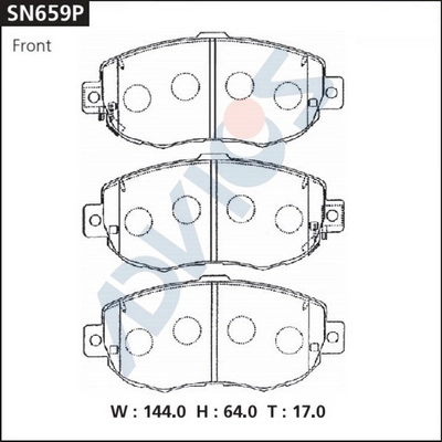 Brake Pad Set, disc brake