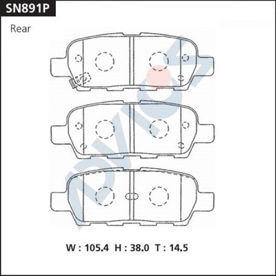 Brake Pad Set, disc brake