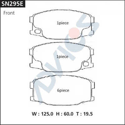 Brake Pad Set, disc brake