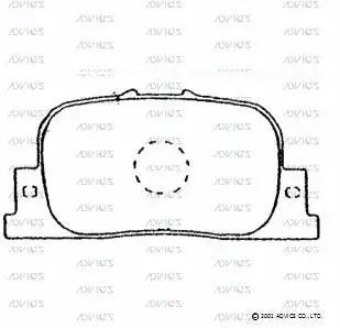Brake Pad Set, disc brake (A2N066)