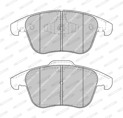 Brake Pad Set, disc brake (FDB4897-D)