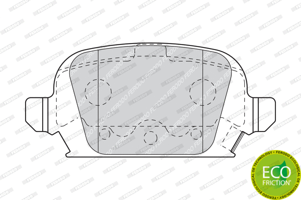 Brake Pad Set, disc brake (FDB1472)