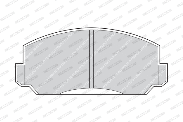Brake Pad Set, disc brake (FDB152)