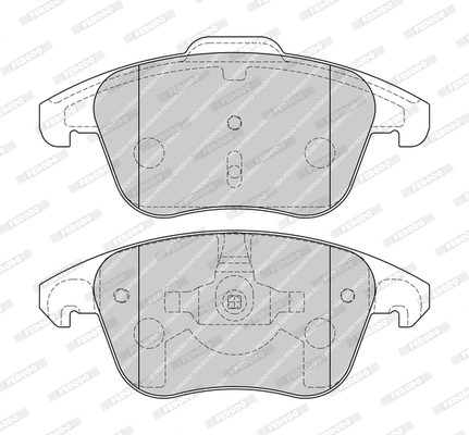 Brake Pad Set, disc brake (FDB1972-D)