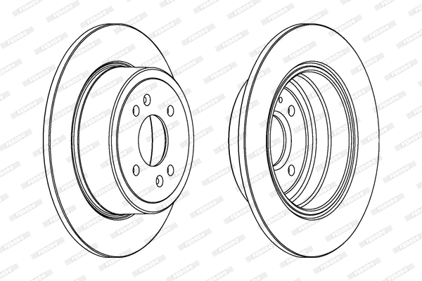 Brake Disc (DDF821)
