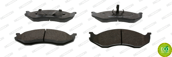 Brake Pad Set, disc brake (FDB1267)