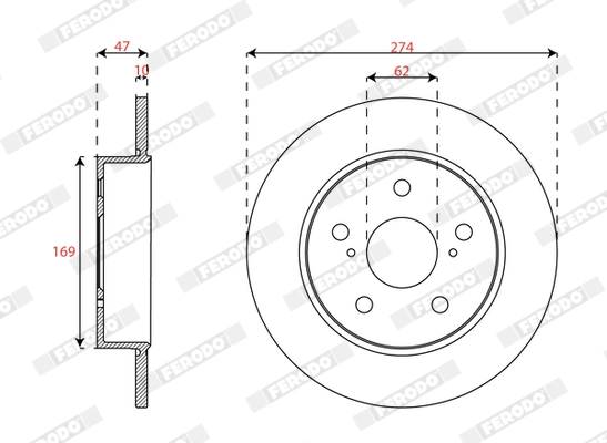 Brake Disc (DDF3028C)