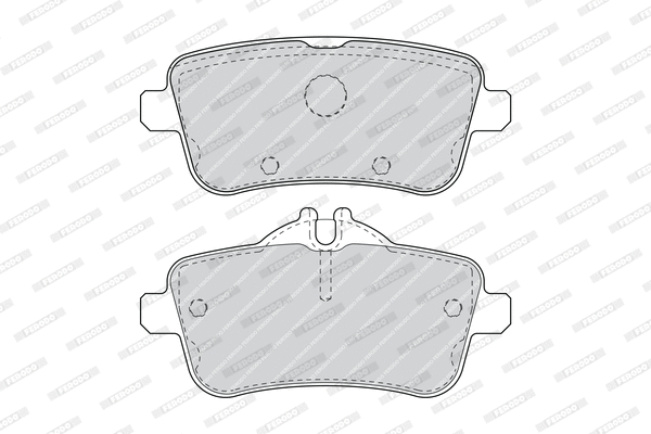 Brake Pad Set, disc brake (FDB4169)