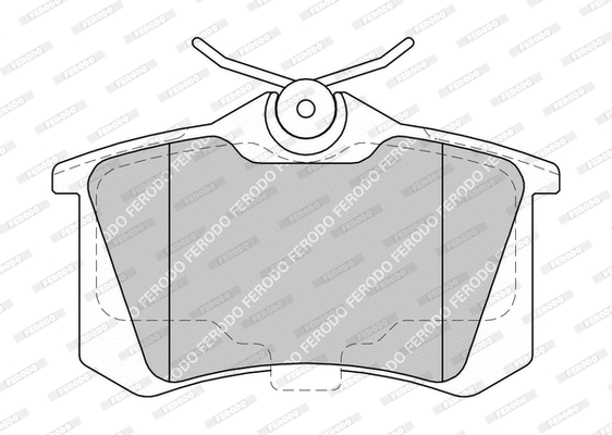 Brake Pad Set, disc brake (FDB4903-D)