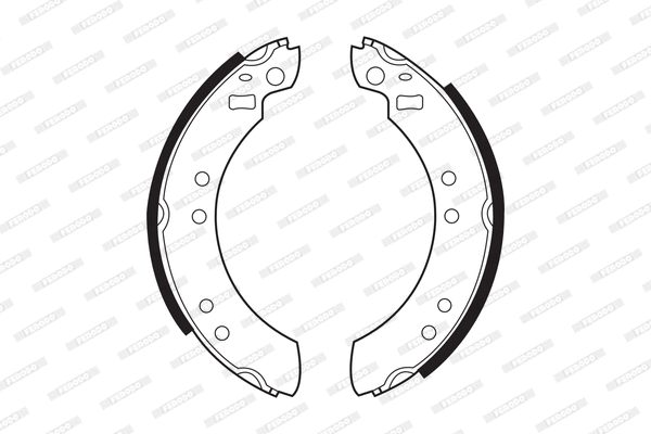 Brake Shoe Set (FSB362)