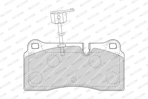 Brake Pad Set, disc brake (FDB1665)