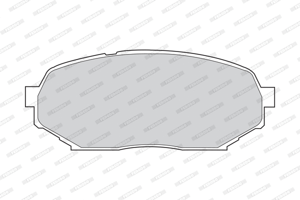 Brake Pad Set, disc brake (FDB1030)