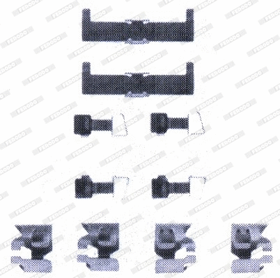 Accessory Kit, disc brake pad (FBA453)