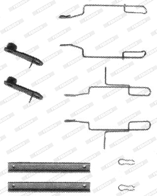 Accessory Kit, disc brake pad (FBA516)