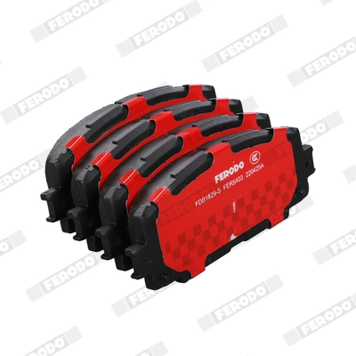 Brake Pad Set, disc brake (FDB1829-S)