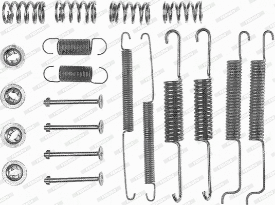 Accessory Kit, brake shoes (FBA100)