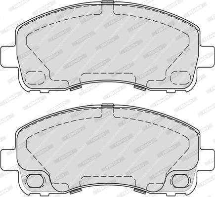 Brake Pad Set, disc brake (FVR4315)