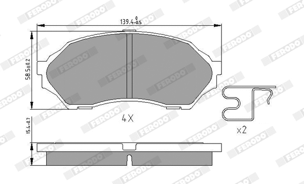 Brake Pad Set, disc brake