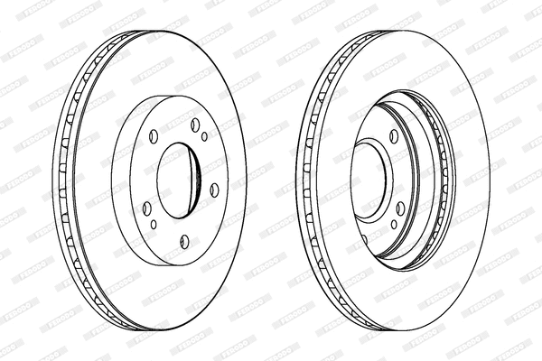 Brake Disc (DDF1393)
