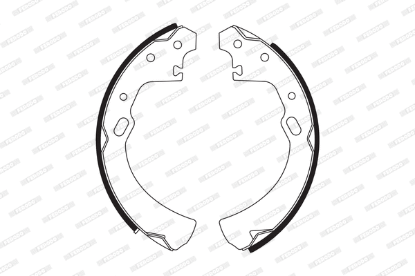 Brake Shoe Set (FSB551)