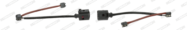 Warning Contact, brake pad wear