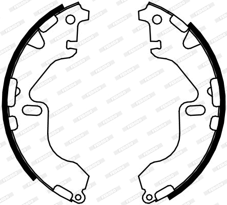 Brake Shoe Set (FSB4121)