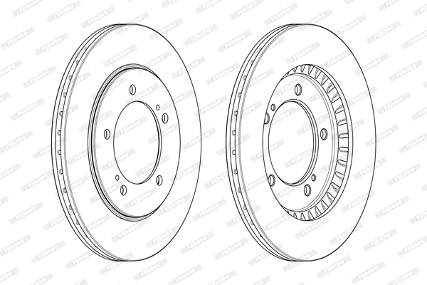 Brake Disc (DDF1282)