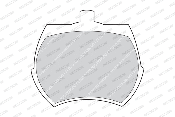 Brake Pad Set, disc brake (FDB885)