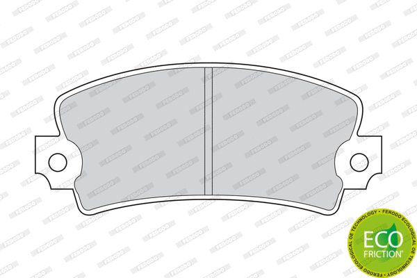 Brake Pad Set, disc brake (FDB106)