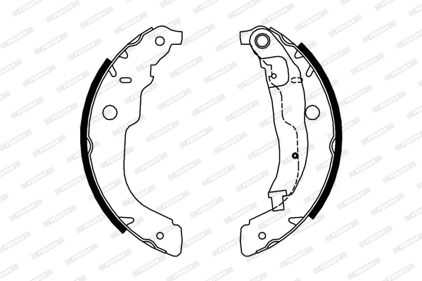 Brake Shoe Set (FSB694)