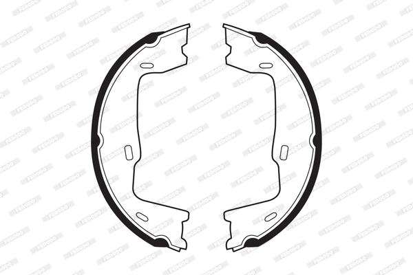 Brake Shoe Set, parking brake (FSB227)
