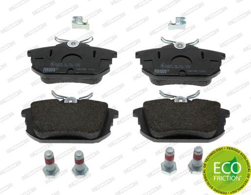 Brake Pad Set, disc brake (FDB1095)