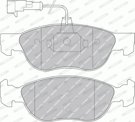 Brake Pad Set, disc brake (FDB1056B)