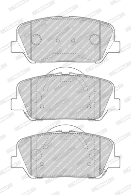 Brake Pad Set, disc brake (FDB4984)