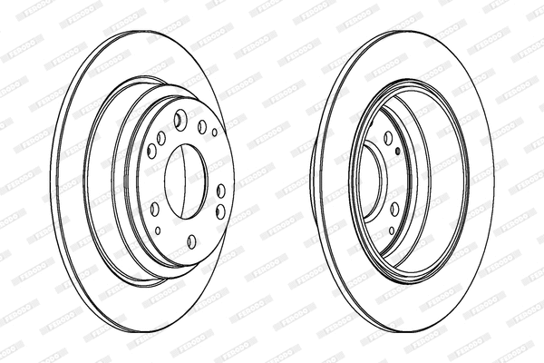 Brake Disc (DDF672)