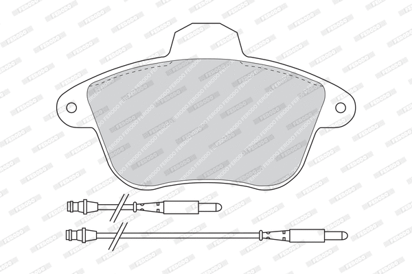 Brake Pad Set, disc brake (FDB746)