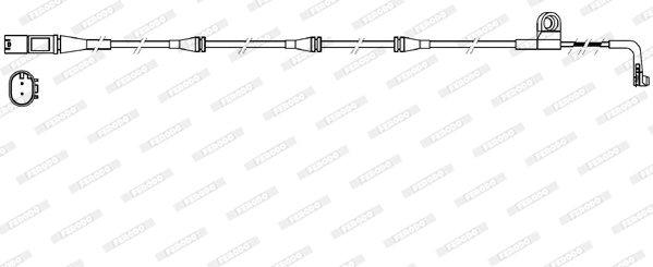 Warning Contact, brake pad wear (FWI317)