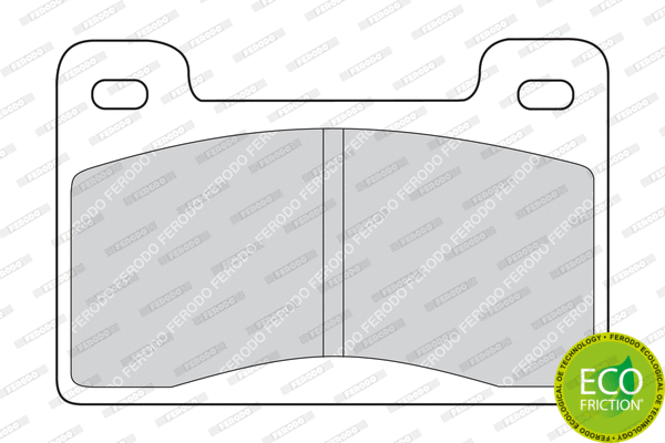 Brake Pad Set, disc brake (FDB461)