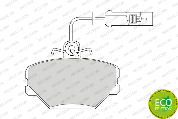 Brake Pad Set, disc brake (FDB524)