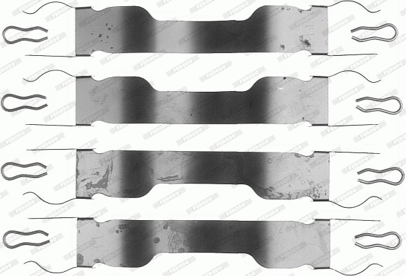 Accessory Kit, disc brake pad (FBA405)