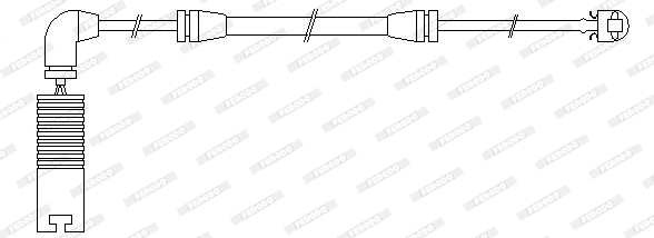 Warning Contact, brake pad wear (FWI283)
