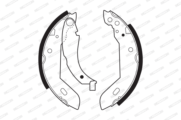 Brake Shoe Set (FSB183)