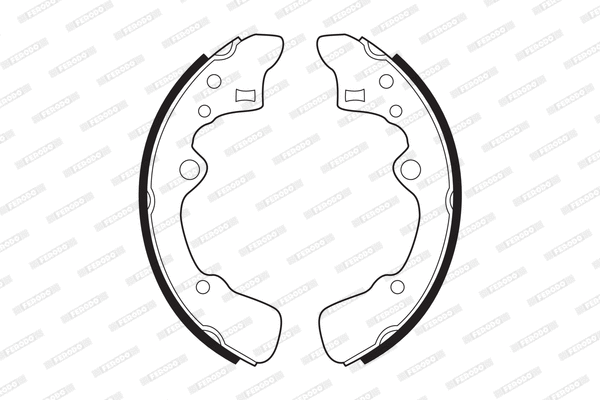 Brake Shoe Set (FSB276)