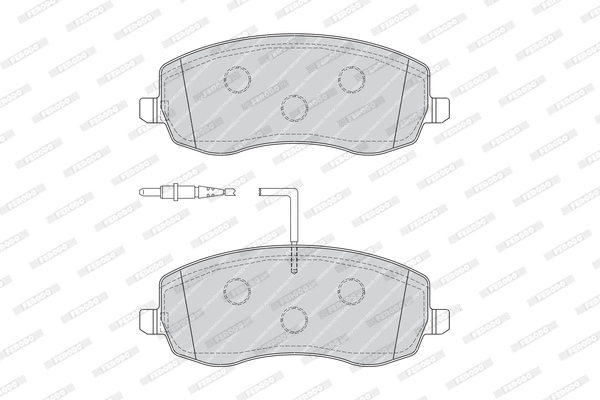 Brake Pad Set, disc brake (FDB4154)